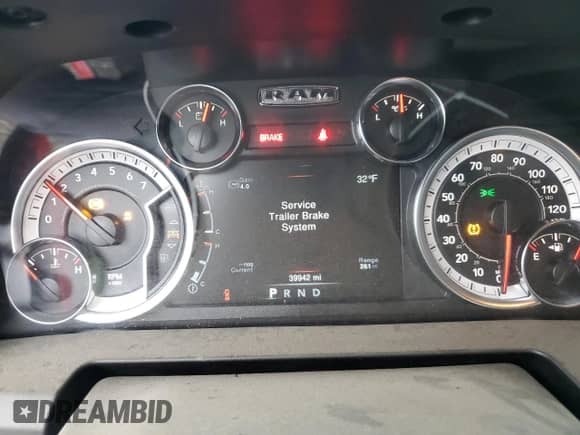 2023 Ram 1500 Warlock with VIN 1C6RR7GG0PS556260, listed as a Copart auction lot 85752704 with 39,942 mi miles and Salvage title. Bid and sale history available at DreamBid. Image 9.