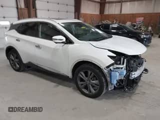 2020 Nissan Murano Platinum with VIN 5N1AZ2DS7LN149378, listed as a IAAI auction lot 42348008 with 53,954 mi miles and . Bid and sale history available at DreamBid. Image 1.