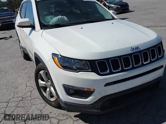 2018 Jeep Compass Latitude with VIN 3C4NJDBB8JT175352, listed as a Copart auction lot 71740325 with 65,612 mi miles and Salvage title. Bid and sale history available at DreamBid. Image 14.