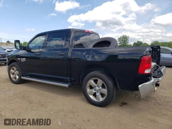 2022 Ram 1500 Tradesman z VIN 3C6RR7KTXNG284681, wystawiony jako Copart lot #58695485 z przebiegiem 67 612 mil mil oraz Szkoda całkowita • Salvage title. Historia ofert i sprzedaży dostępna na DreamBid. Obrazek 2.