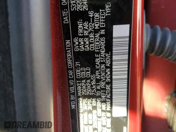 2015 Volvo XC70 T6 Platinum z VIN YV4902NM6F1230849, wystawiony jako Copart lot #83000924 z przebiegiem Nie podano mil oraz Szkoda całkowita • Salvage title. Historia ofert i sprzedaży dostępna na DreamBid. Obrazek 12.