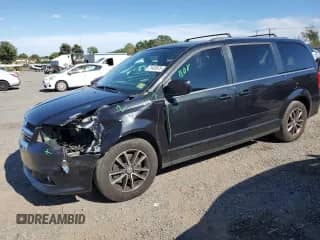 2017 Dodge Grand Caravan SXT with VIN 2C4RDGCG1HR548880, listed as a Copart auction lot 71483975 with 177,850 mi miles and Salvage title. Bid and sale history available at DreamBid. Image 1.