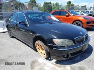 2006 BMW 7 Series 750i with VIN WBAHL83596DT05091, listed as a IAAI auction lot 41920423 with 154,651 mi miles and . Bid and sale history available at DreamBid. Image 1.