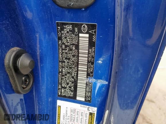 2015 Lexus RC 350 F Sport с VIN JTHHE5BC1F5001659, выставлен на аукционе Copart как лот 70384045 с пробегом 290 651 миль миль и Списание • Salvage title. История ставок и продаж доступна на DreamBid. Изображение 12.