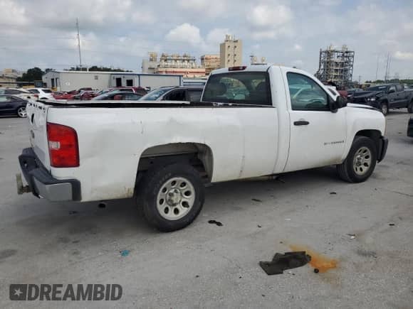 2007 Chevrolet Silverado 1500 Work Truck z VIN 1GCEC14C87Z529290, wystawiony jako Copart lot #66343285 z przebiegiem Nie podano mil oraz Szkoda całkowita • Salvage title. Historia ofert i sprzedaży dostępna na DreamBid. Obrazek 3.