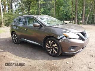 2015 Nissan Murano SL with VIN 5N1AZ2MH3FN231276, listed as a IAAI auction lot 43024151 with 111,765 mi miles and . Bid and sale history available at DreamBid. Image 1.
