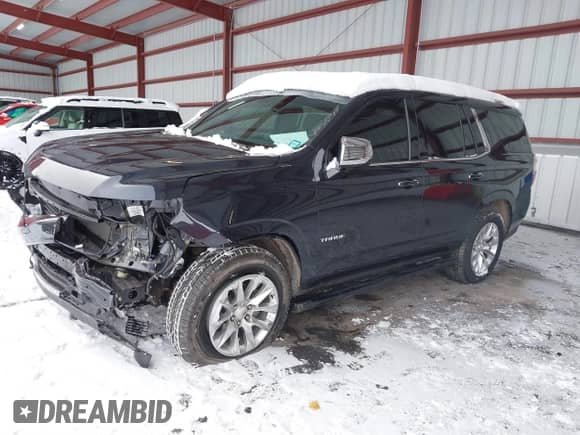 2023 Chevrolet Tahoe Premier с VIN 1GNSKSKL6PR545302, выставлен на аукционе IAAI как лот 41017179 с пробегом 16 877 миль миль и . История ставок и продаж доступна на DreamBid. Изображение 2.