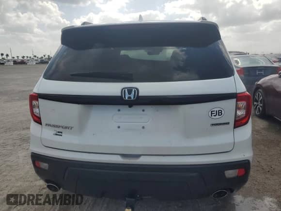 2021 Honda Passport Touring with VIN 5FNYF7H93MB014916, listed as a Copart auction lot 75050454 with 28,364 mi miles and Non repairable. Bid and sale history available at DreamBid. Image 6.