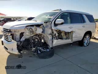 2023 Chevrolet Tahoe High Country с VIN 1GNSKTKL2PR162060, выставлен на аукционе Copart как лот 56547895 с пробегом 27 194 миль миль и Списание • Salvage title. История ставок и продаж доступна на DreamBid. Изображение 1.