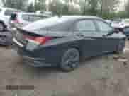 2021 Hyundai Elantra Blue with VIN KMHLM4AJ0MU004186, listed as a Copart auction lot 71445935 with 65,501 mi miles and Salvage title. Bid and sale history available at DreamBid. Image 3.