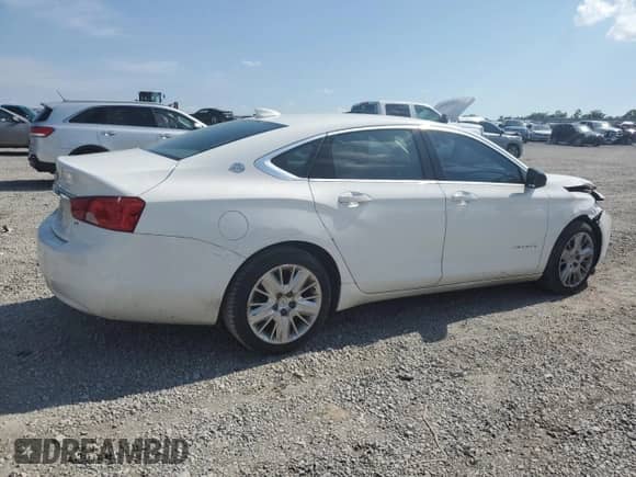 2016 Chevrolet Impala LS with VIN 2G11X5SA9G9169848, listed as a Copart auction lot 62144015 with 137,994 mi miles and Salvage title. Bid and sale history available at DreamBid. Image 3.