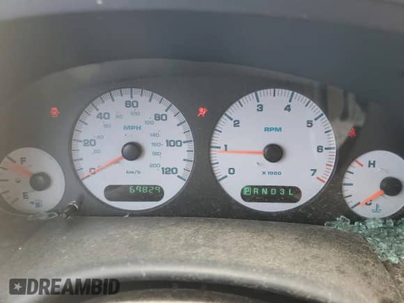 2003 Dodge Caravan Sport with VIN 2D4GP44R43R253281, listed as a Copart auction lot 62052605 with 69,829 mi miles and Non repairable. Bid and sale history available at DreamBid. Image 9.