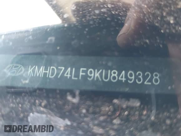 2019 Hyundai Elantra SE с VIN KMHD74LF9KU849328, выставлен на аукционе IAAI как лот 42805528 с пробегом 96 000 миль миль и . История ставок и продаж доступна на DreamBid. Изображение 9.