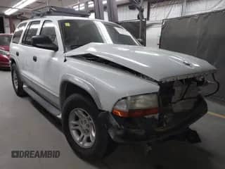 2002 Dodge Durango with VIN 1B4HR58N62F100400, listed as a IAAI auction lot 41384129 with 125,338 mi miles and . Bid and sale history available at DreamBid. Image 1.