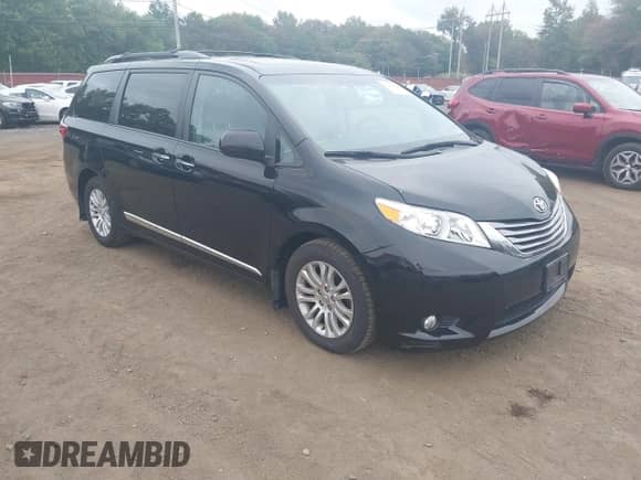 2017 Toyota Sienna XLE with VIN 5TDYZ3DC3HS771320, listed as a IAAI auction lot 43291826 with 106,565 mi miles and . Bid and sale history available at DreamBid. Image 1.
