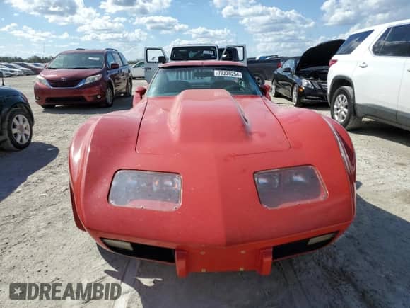 1977 Chevrolet Corvette с VIN 1Z37L7S439726, выставлен на аукционе Copart как лот 77239254 с пробегом 44 403 миль миль и Списание • Salvage title. История ставок и продаж доступна на DreamBid. Изображение 5.