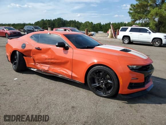 2019 Chevrolet Camaro 1SS z VIN 1G1FE1R78K0112266, wystawiony jako Copart lot #80203765 z przebiegiem 49 361 mil mil oraz Szkoda całkowita • Salvage title. Historia ofert i sprzedaży dostępna na DreamBid. Obrazek 4.