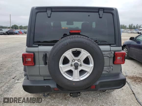 2021 Jeep Wrangler Sport с VIN 1C4GJXAG9MW770541, выставлен на аукционе Copart как лот 86194214 с пробегом 21 625 миль миль и Списание • Salvage title. История ставок и продаж доступна на DreamBid. Изображение 6.