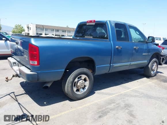 2005 Dodge 2500 SLT with VIN 3D7KS28C55G844279, listed as a IAAI auction lot 42268735 with 185,346 mi miles and . Bid and sale history available at DreamBid. Image 4.