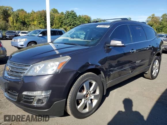 2015 Chevrolet Traverse LTZ with VIN 1GNKVJKD2FJ221741, listed as a Copart auction lot 85130025 with 206,008 mi miles and Clean title. Bid and sale history available at DreamBid. Image 1.