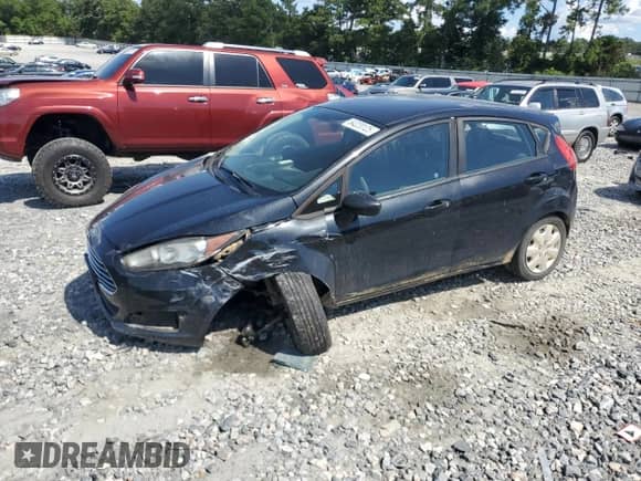 2015 Ford Fiesta S with VIN 3FADP4TJ0FM149559, listed as a Copart auction lot 64220125 with 188,494 mi miles and Salvage title. Bid and sale history available at DreamBid. Image 1.