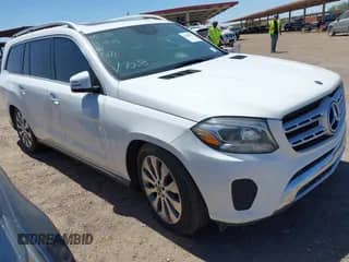 2018 Mercedes-Benz GLS 450 with VIN 4JGDF6EE0JB077038, listed as a IAAI auction lot 42268558 with 226,775 mi miles and . Bid and sale history available at DreamBid. Image 1.