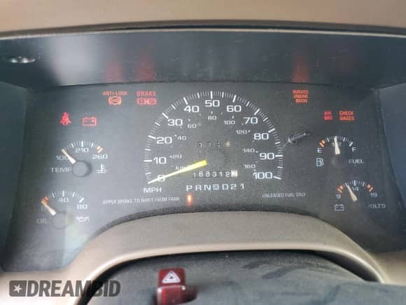 1996 Chevrolet Blazer with VIN 1GNDT13W3T2262402, listed as a Copart auction lot 62677515 with 168,312 mi miles and Salvage title. Bid and sale history available at DreamBid. Image 9.