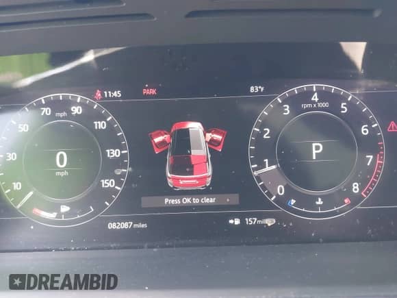 2018 Land Rover Range Rover Sport SE with VIN SALWG2RV6JA414615, listed as a IAAI auction lot 42780823 with 82,087 mi miles and . Bid and sale history available at DreamBid. Image 7.