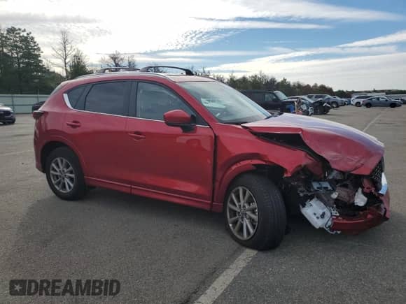 2025 Mazda CX-5 S Preferred z VIN JM3KFBCL4S0637511, wystawiony jako Copart lot #81518345 z przebiegiem 6 306 mil mil oraz Szkoda całkowita • Salvage title. Historia ofert i sprzedaży dostępna na DreamBid. Obrazek 4.