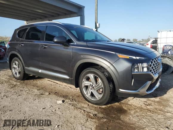 2021 Hyundai Santa Fe SEL z VIN 5NMS24AJ1MH333296, wystawiony jako Copart lot #49170585 z przebiegiem 50 744 mil mil oraz Nie do naprawy • Non repairable. Historia ofert i sprzedaży dostępna na DreamBid. Obrazek 4.