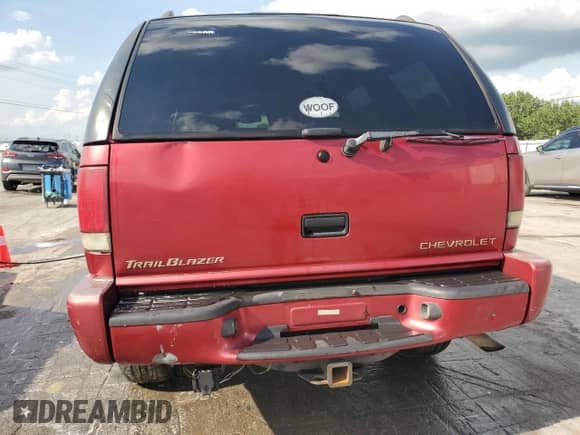 2000 Chevrolet Blazer LT with VIN 1GNDT13WXY2287496, listed as a Copart auction lot 58950255 with 245,512 mi miles and Salvage title. Bid and sale history available at DreamBid. Image 6.