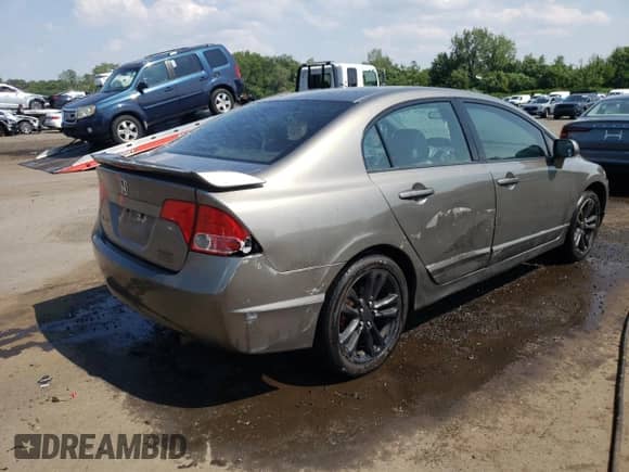 2008 Honda Civic with VIN 1HGFA15978L044285, listed as a Copart auction lot 65267655 with 179,429 mi miles and Salvage title. Bid and sale history available at DreamBid. Image 3.