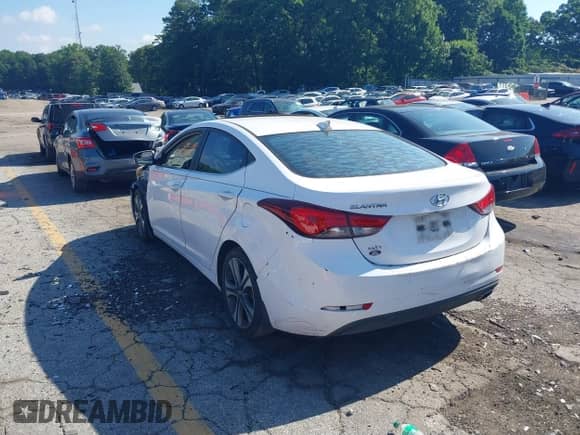 2015 Hyundai Elantra Sport z VIN KMHDH4AH2FU382504, wystawiony jako IAAI lot #40760069 z przebiegiem 161 510 mil mil oraz . Historia ofert i sprzedaży dostępna na DreamBid. Obrazek 3.