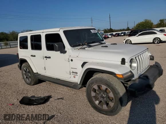 2021 Jeep Wrangler Unlimited Sahara High Altitude with VIN 1C4HJXEG4MW647079, listed as a Copart auction lot 80202154 with 92,490 mi miles and Clean title. Bid and sale history available at DreamBid. Image 4.