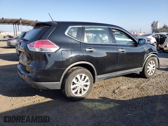 2015 Nissan Rogue SV with VIN KNMAT2MV1FP532502, listed as a Copart auction lot 82317285 with 82,299 mi miles and Salvage title. Bid and sale history available at DreamBid. Image 3.