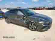 2024 Hyundai Elantra Limited with VIN KMHLP4DG2RU724216, listed as a Copart auction lot 81287265 with 758 mi miles and Salvage title. Bid and sale history available at DreamBid. Image 4.