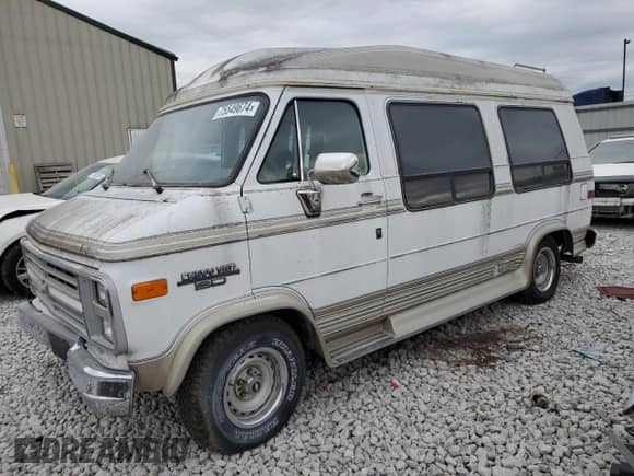 1991 Chevrolet Sportvan с VIN 1GBEG25K9M7125247, выставлен на аукционе Copart как лот 75549674 с пробегом 108 756 миль миль и Чистый • Clean title. История ставок и продаж доступна на DreamBid. Изображение 1.