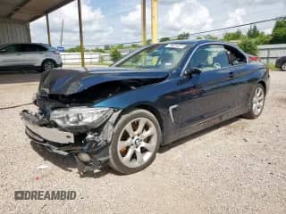2015 BMW 4 Series 435i с VIN WBA3T3C54F5A40686, выставлен на аукционе Copart как лот 63182345 с пробегом 78 000 миль миль и Списание • Salvage title. История ставок и продаж доступна на DreamBid. Изображение 1.