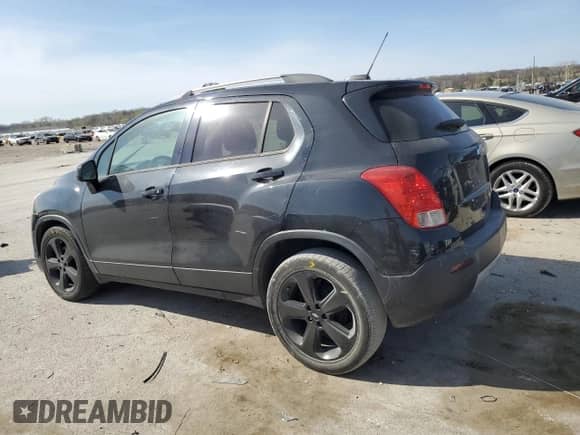 2016 Chevrolet Trax LTZ z VIN KL7CJMSB9GB634936, wystawiony jako Copart lot #52354425 z przebiegiem 126 551 mil mil oraz Czysty tytuł • Clean title. Historia ofert i sprzedaży dostępna na DreamBid. Obrazek 2.