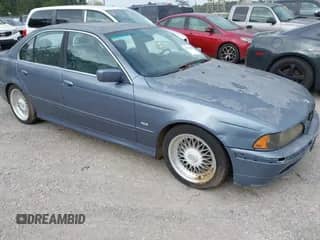 2001 BMW 5 Series 525i with VIN WBADT43471GX22084, listed as a IAAI auction lot 42713350 with 195,595 mi miles and . Bid and sale history available at DreamBid. Image 1.