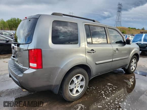2009 Honda Pilot Touring with VIN 5FNYF38809B027002, listed as a Copart auction lot 80465055 with 90,269 mi miles and Salvage title. Bid and sale history available at DreamBid. Image 3.