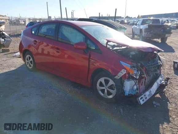 2014 Toyota Prius Two with VIN JTDKN3DU9E0365681, listed as a IAAI auction lot 43409822 with 139,297 mi miles and . Bid and sale history available at DreamBid. Image 1.