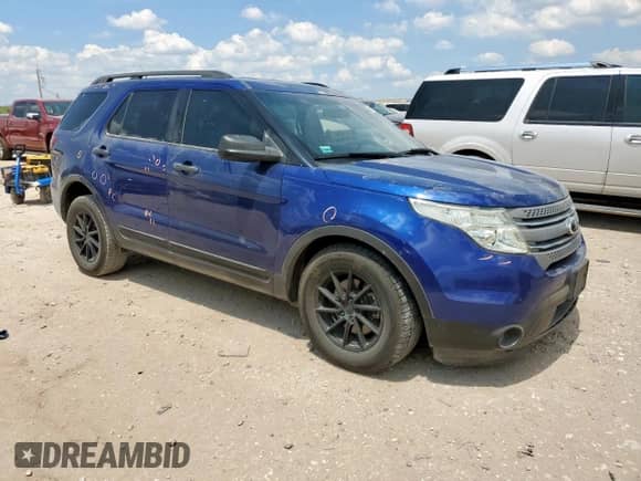 2013 Ford Explorer with VIN 1FM5K7B80DGC94343, listed as a Copart auction lot 69802235 with 102,499 mi miles and Salvage title. Bid and sale history available at DreamBid. Image 4.