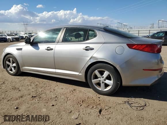 2014 Kia Optima LX with VIN 5XXGM4A72EG275610, listed as a Copart auction lot 81738895 with 191,657 mi miles and Clean title. Bid and sale history available at DreamBid. Image 2.