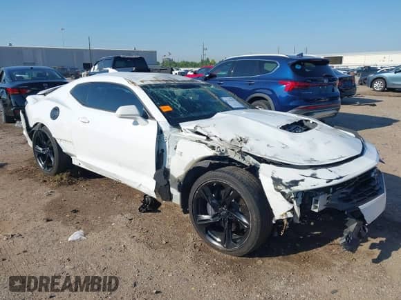 2023 Chevrolet Camaro 1SS with VIN 1G1FF1R78P0102194, listed as a IAAI auction lot 43182445 with Not provided miles and . Bid and sale history available at DreamBid. Image 1.