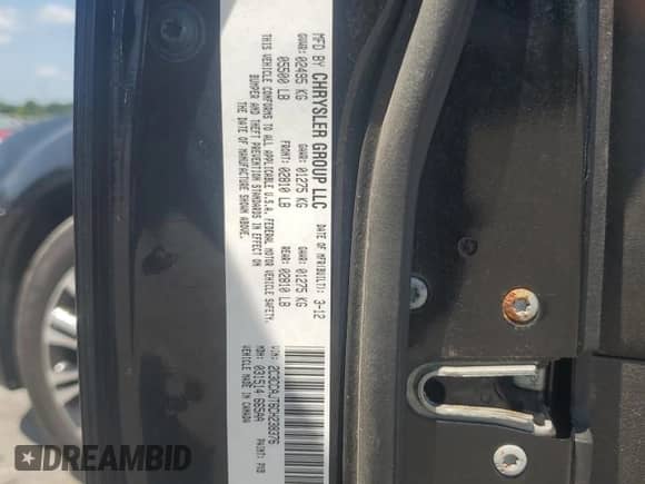 2012 Chrysler 300 S z VIN 2C3CCAJT6CH238376, wystawiony jako Copart lot #63199835 z przebiegiem 203 654 mil mil oraz Czysty tytuł • Clean title. Historia ofert i sprzedaży dostępna na DreamBid. Obrazek 12.