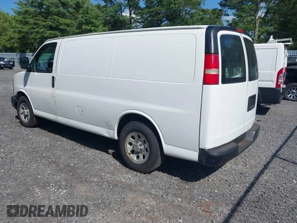 2012 Chevrolet Express Cargo with VIN 1GCSGAFX1C1178058, listed as a IAAI auction lot 42630051 with 242,743 mi miles and . Bid and sale history available at DreamBid. Image 3.