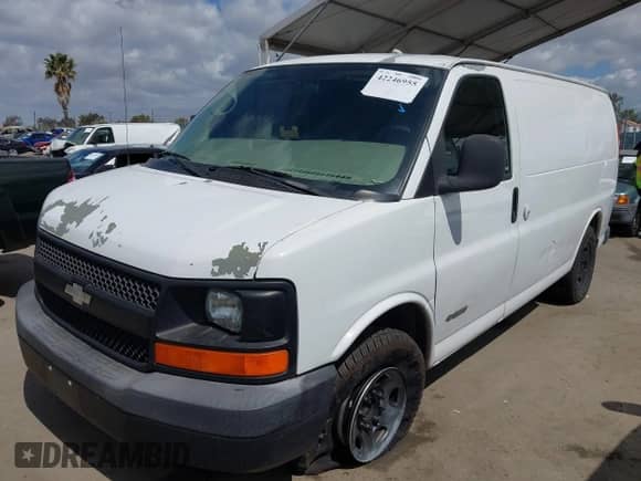 2006 Chevrolet Express Cargo z VIN 1GCGG25V961143624, wystawiony jako IAAI lot #42246955 z przebiegiem 180 601 mil mil oraz . Historia ofert i sprzedaży dostępna na DreamBid. Obrazek 2.