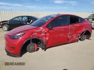 2022 Tesla Model Y Performance with VIN 7SAYGDEF1NF518987, listed as a Copart auction lot 65483854 with 26,418 mi miles and Salvage title. Bid and sale history available at DreamBid. Image 1.