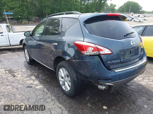2014 Nissan Murano LE with VIN JN8AZ1MW9EW500956, listed as a IAAI auction lot 42234113 with 137,266 mi miles and . Bid and sale history available at DreamBid. Image 3.